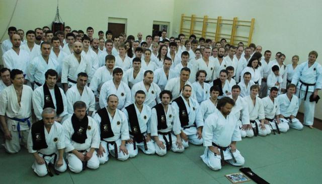 Stage International Karate-do dirigé par Maître Valeriy Maistrovoy 7e dan (Moscou).